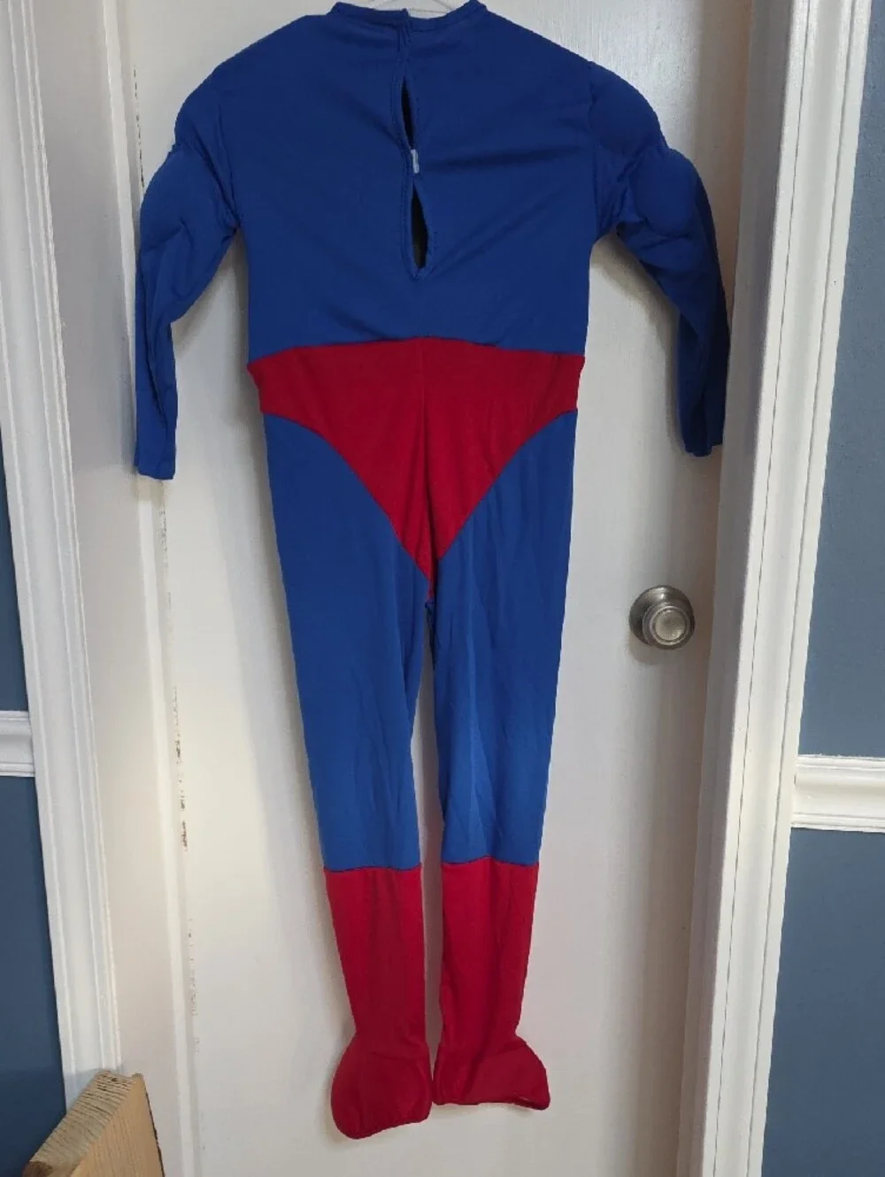 DC Blue and Red Muscled Superman Kids Costume
